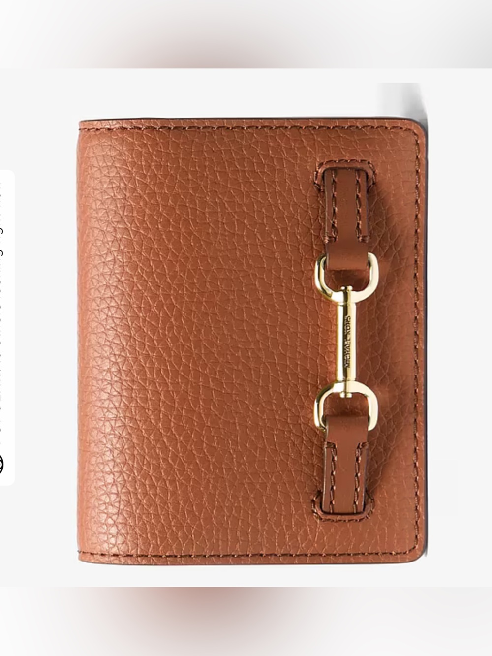 Michael Kors Carson Small Pebbled Leather Wallet - Brown